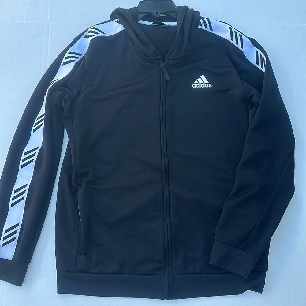 Men’s ADIDAS ZIPPER SWEATER SZ L